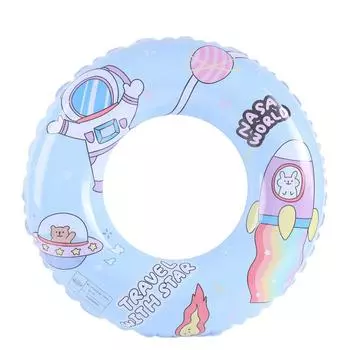 Adults And Children Swimming Ring Cartoon Astronaut Pattern Pvc Inflatable NO.60(10-25KG)