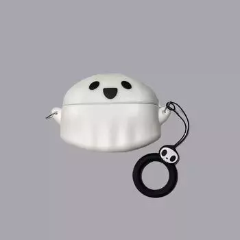 Advanced Applicable Mo Te Yi Er Ring Ultra Wireless Bluetooth Earphone Case Good-looking Men and Women Personality Shatter-resistant Protective Case Lette Ear Ring Ultra White Ghost + Ring
