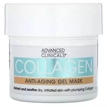 Advanced Clinicals, Коллаген, гелевая маска против старения, 5 жидких унций (148 мл)
