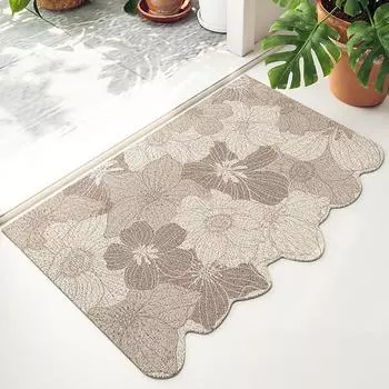 Advanced Ins Home Коврик для входной двери Противоскользящий коврик для входной двери Противоскользящий коврик для проводов ПВХ Песок для удаления пыли Ковер 45*75cm