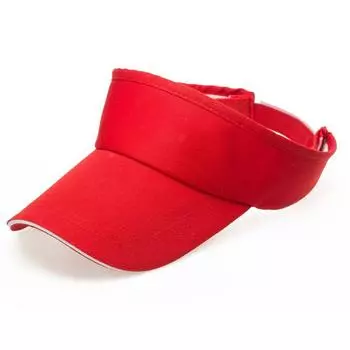 Advertising Cap Topless Hat Travel Group Activity Brand Promotion Hat Print Printing Embroider Summer Red All yards