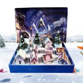 Адвент-календарь 2024 12 дней сюрпризов Рождественский календарь обратного отсчета Рождественский календарь обратного отсчета для взрослых и детей L