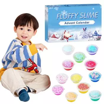 Адвент-календарь 2024 Рождественский календарь обратного отсчета Игрушки для девочек и мальчиков QDE