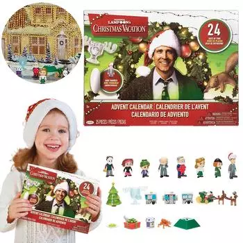 Адвент-календарь 2025 24-дневный рождественский адвент-календарь 24 дня веселья коллекционные сюрпризы фигурки для детей взрослых и фанатов AS SHOWN