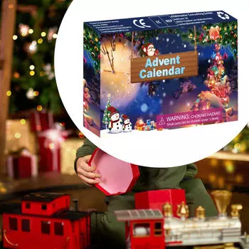 Адвент-календарь 24 дня Рождественские украшения для друзей Девочек Мальчиков День рождения