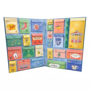 Адвент-календарь бумажный праздничный календарь обратного отсчета для годовщин дней рождения друзей подруг Аду
