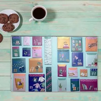 Адвент-календарь для любителей книг, обратный отсчет на 25 дней, пронумерованный книжный подарок, слепая коробка-сюрприз, коллекционер книг, книжный червь, подарок на день рождения