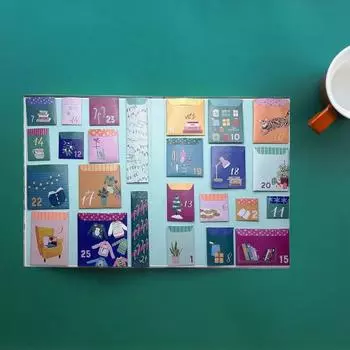 Адвент-календарь для любителей книг, обратный отсчет на 25 дней, пронумерованный книжный подарок, слепая коробка-сюрприз, коллекционер книг, книжный червь, подарок на день рождения разноцветный