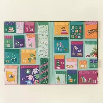 Адвент-календарь для любителей книг Yousheng, Рождественский календарь обратного отсчета на книжную тематику, 25 книжных подарков для читателей, детей, взрослых, девочек, мальчиков 1pc