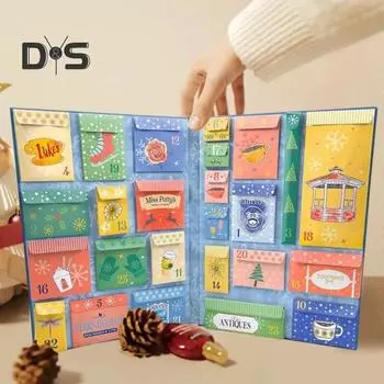 Адвент-календарь Гилмор 25 дней, вдохновленный сериалом Гилмор, календарь обратного отсчета Пустой конверт, сумка, адвент-календарь Гилмор, подарок для фанатов A