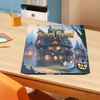 Адвент-календарь на Хэллоуин 2024 года с гномами, календарь обратного отсчета, слепая коробка, мини-фигурки гномов, украшение стола на Хэллоуин для домашней вечеринки Sets