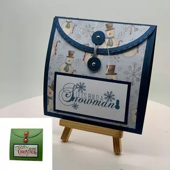 Адвент-календарь, обратный отсчет до Рождества, 24 дня сюрпризов в закрытых коробках One Size синий