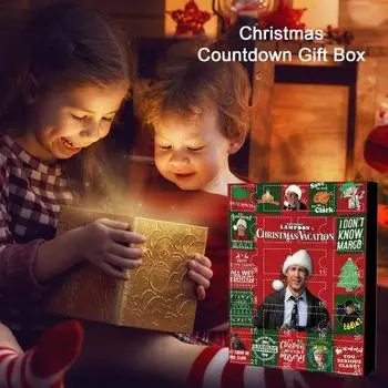 Адвент-календарь рождественских каникул 2024 года от National Lampoon. 24-дневный календарь обратного отсчета до праздников.