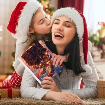 Адвент-календарь с драконом, 24-дневный рождественский календарь обратного отсчета, внутри акриловый мультяшный дракончик, подвесное украшение для детей, рождественское веселье A