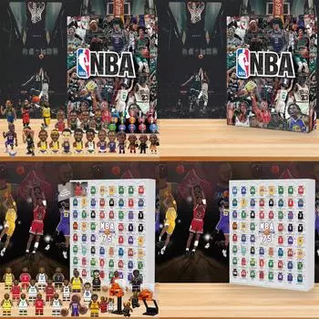 Адвент-календарь содержит 24 подарка, милые фигурки кукольный адвент-календарь, календарь обратного отсчета с игрушками-сюрпризами, коллекционные фигурки в подарок для детей One Size