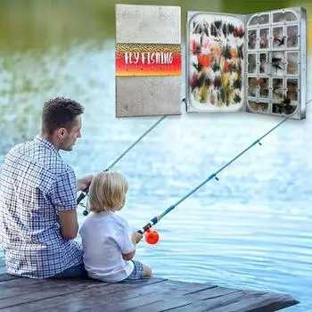 Адвент-календарь Yousheng Fishing 2024 24 дня до Рождества с набором рыболовных приманок для взрослых мужчин и подростков