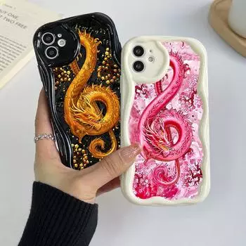 Ae77 Dragon Design Art Защитные чехлы для телефонов для Xiaomi Poco X5 F6 Redmi Note 13 12 11 Pro 13C 12C A3 Huawei Honor 90 Wave TPU задняя крышка Xiaomi 11