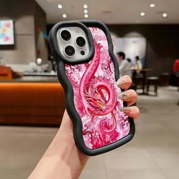 Ae77 Dragon Design Art Защитные чехлы для телефонов для Samsung S23 S24 Ultra A15 A55 A14 A13 A25 A54 A51 A04s S20 FE Big Wave TPU задняя крышка Samsung A02S(A03S)(M02S)