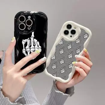 Ae80 Gesture Greeting Design Art Защитные чехлы для телефонов для Samsung S23 S24 Ultra A55 A14 A25 Infinix Hot 40 Pro Tecno Spark 20C Wave Задняя крышка из ТПУ Samsung A02/M02