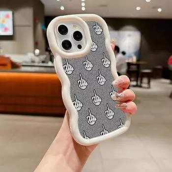 Ae80 Жест Приветствие Дизайн Художественные защитные чехлы для телефонов Xiaomi Poco X5 X3 M5s Redmi 13C 12C Note 13 Pro Plus 12S 10 Большая волна TPU задняя крышка Xiaomi Poco X3 NFC