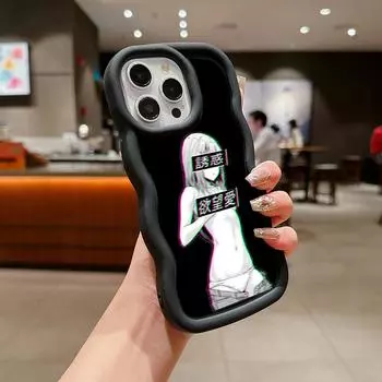 Ae81 хентай Harajuku Anime Girl art Защитные чехлы для телефонов для Samsung S23 S24 Ultra A15 A55 A14 A13 A25 A54 A51 A04s S20 FE Big Wave TPU задняя крышка Samsung A02S(A03S)(M02S)