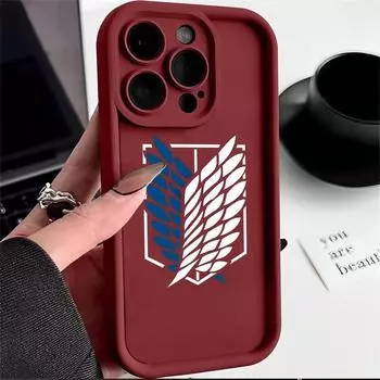 Ae83, японское аниме «Атака Титанов», защитные чехлы для телефонов для Xiaomi Poco X5 M6 Redmi Note 13 12 11 Pro 13C 12C A3 9 10, задняя крышка из ТПУ с ангельскими глазками Xiaomi 11 Lite/11 Lite 5G
