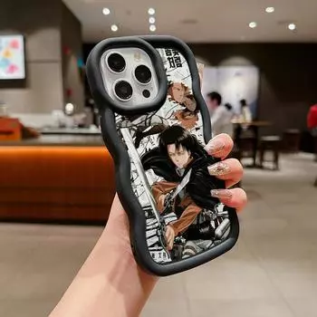 Ae83 Японское аниме «Атака Титанов» Защитные чехлы для телефонов для iPhone 14 13 Pro Max 11 12 15 Plus Infinix Hot 40i Smart8 Big Wave Задняя крышка из ТПУ for iPhone 6(6s)