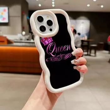 Ae84 King Queen Couple Art Protective Phone Cases for Xiaomi Poco X5 X3 M5s Redmi 13C 12C Note 13 Pro Plus 12S 10 Big Wave TPU Back Cover Xiaomi Poco X3 NFC