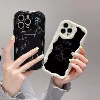 Ae85 Line Drawing Art Design защитные чехлы для телефонов Samsung S23 S24 Ultra A55 A14 A25 A13 Infinix Hot 40 Pro Tecno Spark 20C Wave TPU задняя крышка Samsung A02/M02