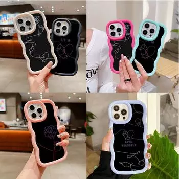 Ae85 Line Drawing Art Design защитные чехлы для телефонов Samsung S24 Plus S23 Ultra A14 A55 A06 Honor X9b Motorola OnePlus Big Wave TPU задняя крышка Samsung A04(M13 5G)