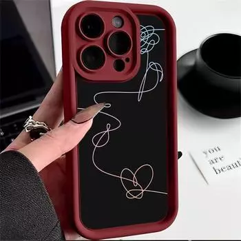 Ae85 Line Drawing Art Design защитные чехлы для телефонов Xiaomi Poco X5 M6 Redmi Note 13 12 11 Pro 13C 12C A3 9 10 12S Angel Eyes TPU задняя крышка Xiaomi 11 Lite/11 Lite 5G