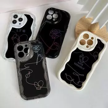 Ae85 Line Drawing Art Design защитные чехлы для телефонов для Apple iPhone 16 15 14 13 Pro Max 11 12 mini XR 7 8 6s Plus XS Max SE Wave TPU задняя крышка for iPhone 6/6s