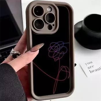 Ae85 Line Drawing Art Design Защитные чехлы для телефонов для iPhone 13 14 15 Pro Max XR infinix Hot 40i 30i Tecno Camon 30 20 Pro Angel Eyes Задняя крышка из ТПУ for iPhone 6/6S