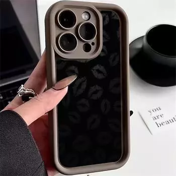 Ae87 Lips Kiss Digital Art Защитные чехлы для телефонов для iPhone 13 14 15 Pro Max XR infinix Hot 40i 30i Tecno Camon 30 20 Pro Angel Eyes Задняя крышка из ТПУ for iPhone 6/6S