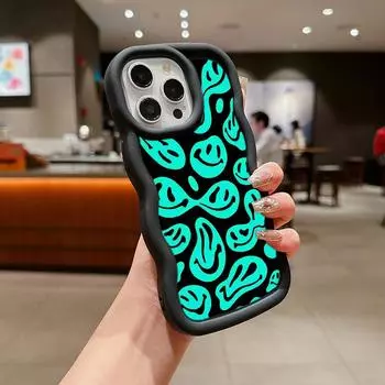 Ae88 Lovely Smiley Art Защитные чехлы для телефонов для iPhone 14 13 Pro Max 11 12 15 Plus XR Infinix Hot 40i Smart8 Tecno Big Wave Задняя крышка из ТПУ for iPhone 6(6s)