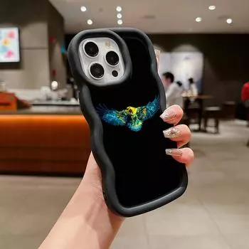 Ae90 Государственный герб Казахстана искусство защитные чехлы для телефонов Samsung S23 S24 Ultra A15 A55 A14 A13 A25 A54 A51 A04 S20 FE Big Wave TPU задняя крышка Samsung A02S(A03S)(M02S)