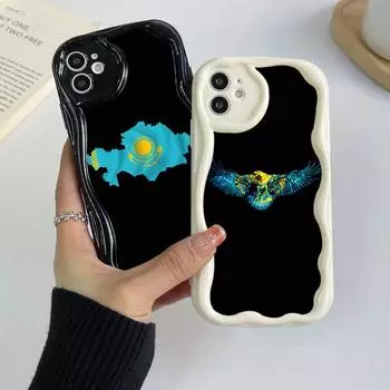 Ae90 Государственный герб Казахстана Защитные чехлы для телефонов Xiaomi PocoX5 F6 Redmi Note 13 12 11 Pro 13C 12C A3 Huawei Honor Wave TPU задняя крышка Xiaomi 11