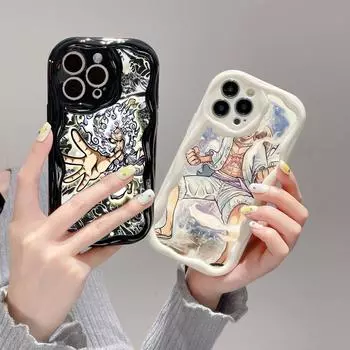 Ae92 One Piece Luffy Gear 5 Защитные чехлы для телефонов для Samsung S23 S24 Ultra A55 A14 A25 A13 Infinix Hot 40 Pro Tecno Spark 20C Wave Задняя крышка из ТПУ Samsung A02/M02