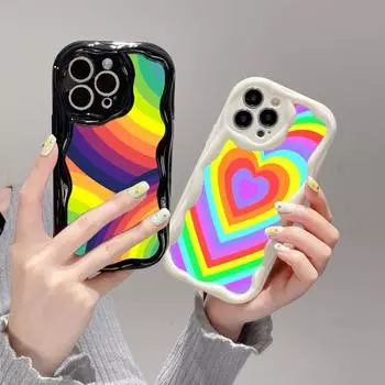 Ae93 Радужный художественный дизайн защитные чехлы для телефонов Samsung S23 S24 Ultra A55 A14 A25 A13 Infinix Hot 40 Pro Tecno Spark 20C Wave TPU задняя крышка Samsung A02/M02