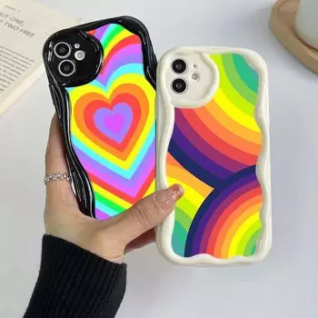 Ae93 Rainbow Art Design Защитные чехлы для телефонов для Xiaomi Poco X5 F6 Redmi Note 13 12 11 Pro 13C 12C A3 Huawei Honor 90 Wave Задняя крышка из ТПУ Xiaomi 11