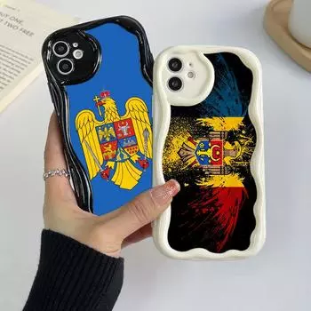 Ae94 Республика Молдова Флаг Защитные чехлы для телефонов Xiaomi Poco X5 F6 Redmi Note 13 12 11 Pro 13C 12C A3 Huawei Honor 90 Wave TPU Задняя крышка Xiaomi 11