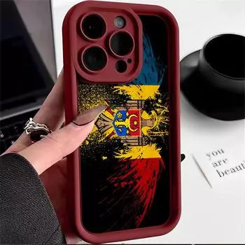 Ae94 Защитные чехлы для телефонов с флагом Республики Молдова для Xiaomi Poco X5 M6 Redmi Note 13 12 11 Pro 13C 12C A3 9 10 12S «ангельские глазки» из ТПУ, задняя крышка Xiaomi 11 Lite/11 Lite 5G