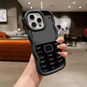 Ae95 Ретро дизайн телефона Художественные защитные чехлы для телефонов для iPhone 14 13 Pro Max 11 12 15 Plus XR Infinix Hot 40i Smart8 Tecno Big Wave Задняя крышка из ТПУ for iPhone 6(6s)