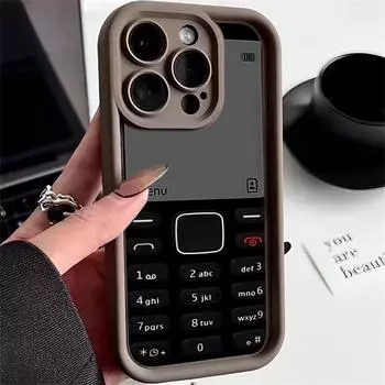 Ae95 Ретро дизайн телефона Художественные защитные чехлы для телефонов для iPhone 13 14 15 Pro Max XR infinix Hot 40i 30i Tecno Camon 30 20 Pro Angel Eyes Задняя крышка из ТПУ for iPhone 6/6S