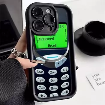 Ae95 ретро телефон дизайн художественные защитные чехлы для телефонов Samsung S24 S23 S22 Ultra A15 A14 S21 FE A54 A12 A25 A35 A53 ангельские глазки TPU задняя крышка Samsung A03