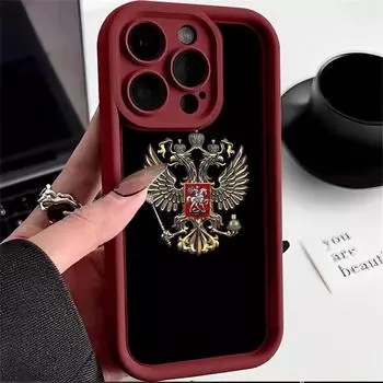 Ae96 Россия эмблема флаг дизайн арт защитные чехлы для телефонов для Xiaomi Poco X5 M6 Redmi Note 13 12 11 Pro 13C 12C A3 9 10 12S ангельские глазки задняя крышка из ТПУ Xiaomi 11 Lite/11 Lite 5G