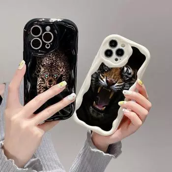 Ae99 Tigers Lion Love Design Art защитные чехлы для телефонов Samsung S23 S24 Ultra A55 A14 A25 Infinix Hot 40 Pro Tecno Spark 20C Wave TPU задняя крышка Samsung A02/M02