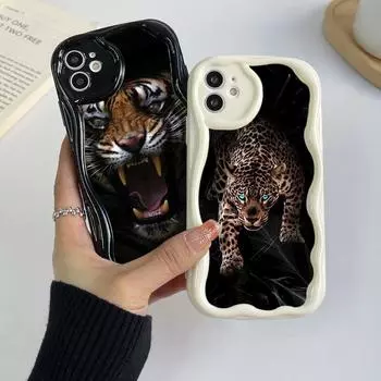 Ae99 Tigers Lion Love Design Art Защитные чехлы для телефонов для Xiaomi Poco X5 F6 Redmi Note 13 12 11 Pro 13C 12C A3 Huawei Honor 90 Wave Задняя крышка из ТПУ Xiaomi 11