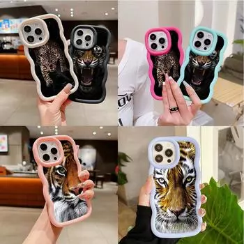 Ae99 Tigers Lion Love Design Art защитные чехлы для телефонов Samsung S24 Plus S23 Ultra A14 A55 A06 Honor X9b Motorola OnePlus Big Wave TPU задняя крышка Samsung A04(M13 5G)