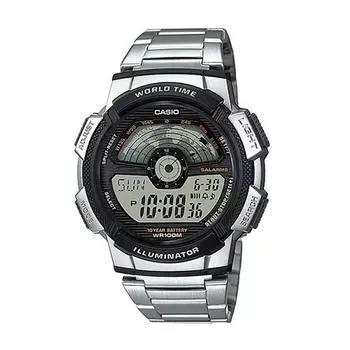 AE-1100WD-1A Цифровые мужские металлические часы CASIO